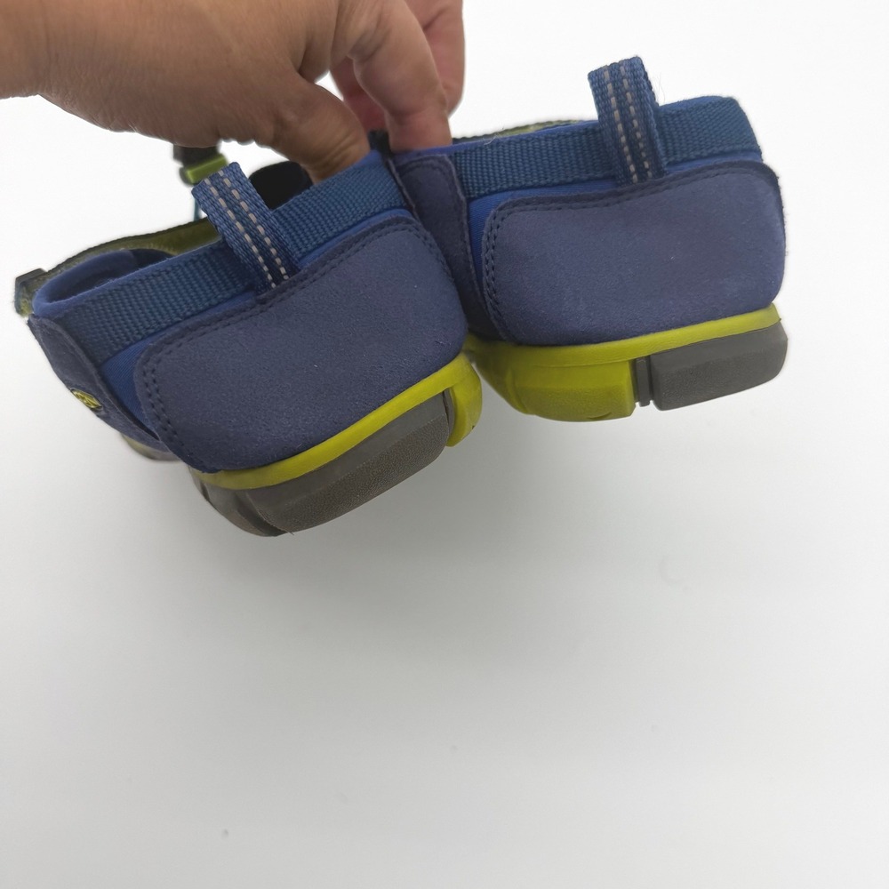 KEEN Clearwater CNX Sandals Womens 7 Navy Blue Lime Green 1022993 Hiking Water - Picture 4 of 10